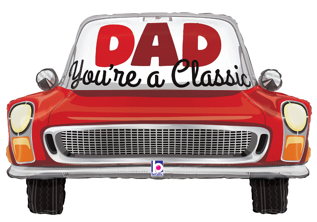 betallic-foil-balloons-classic-dad-car-folienballon-30-zoll image 1