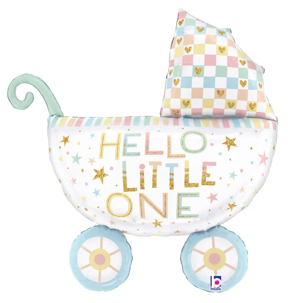 betallic-foil-pastel-baby-carriage-folienballon-32-verpackt image 1