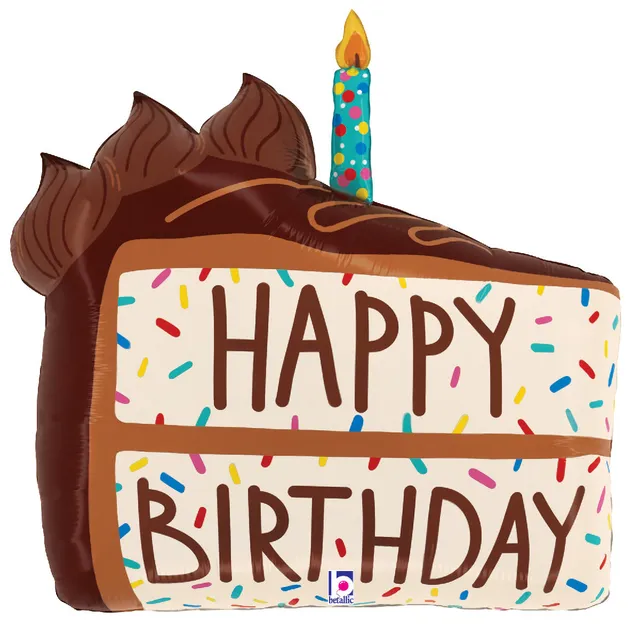 betallic-birthday-cake-slice-folienballon-schoko-28-zoll image 1