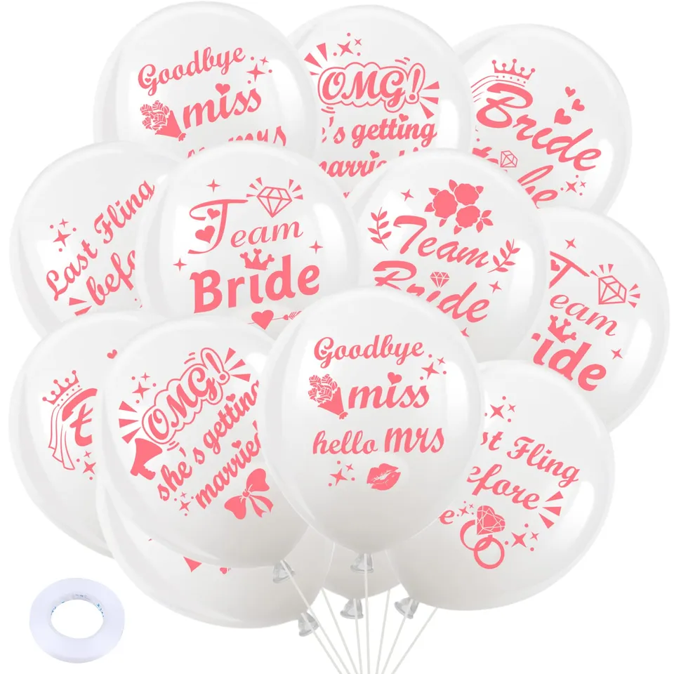 howaf-balloons-jga-luftballons-bride-to-be-wei-24-st-ck image 1