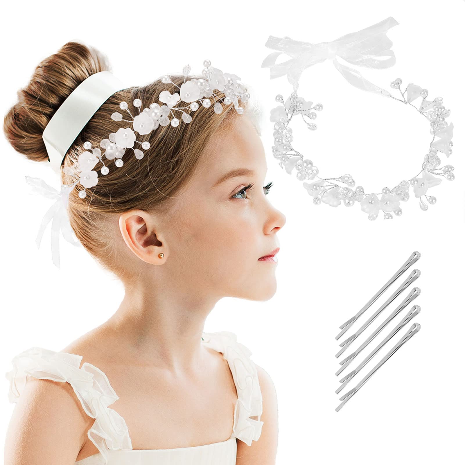 howaf-haarschmuck-kommunion-wei-blume-modell-a image 8