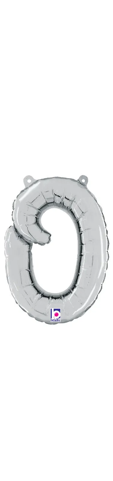 betallic-script-letter-o-folienballon-14-silber image 1