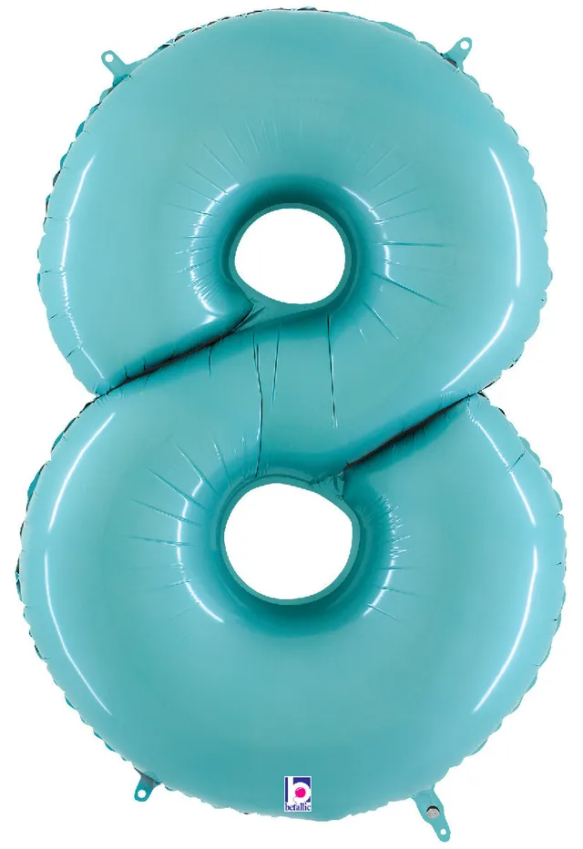 betallic-megaloons-zahl-8-folienballon-pastellblau-86-cm image 1