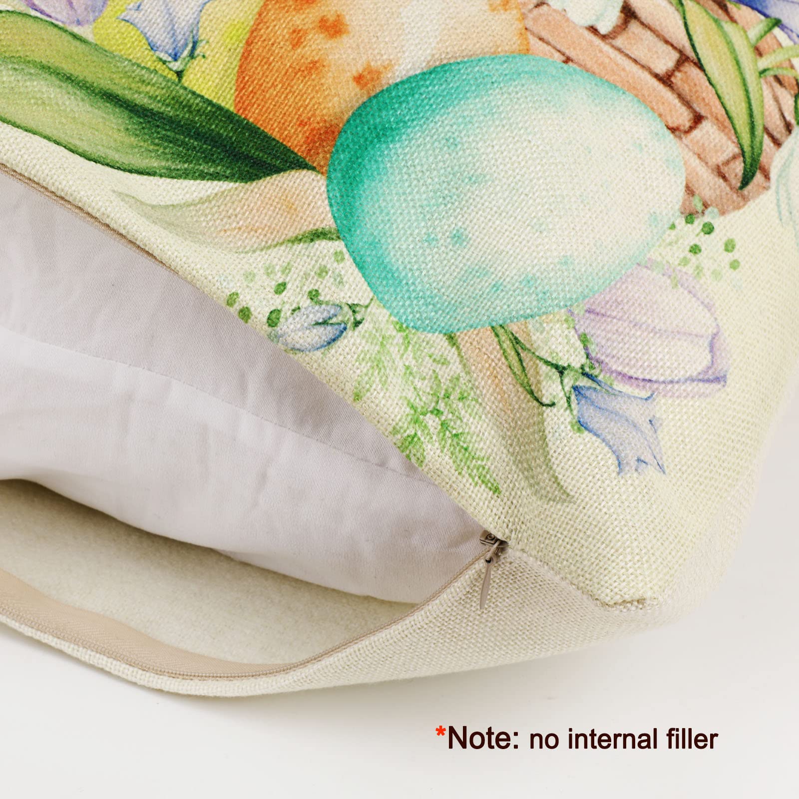howaf-ostern-kissenbezug-45x45-cm-4er-set-beige-hase-leinen image 5