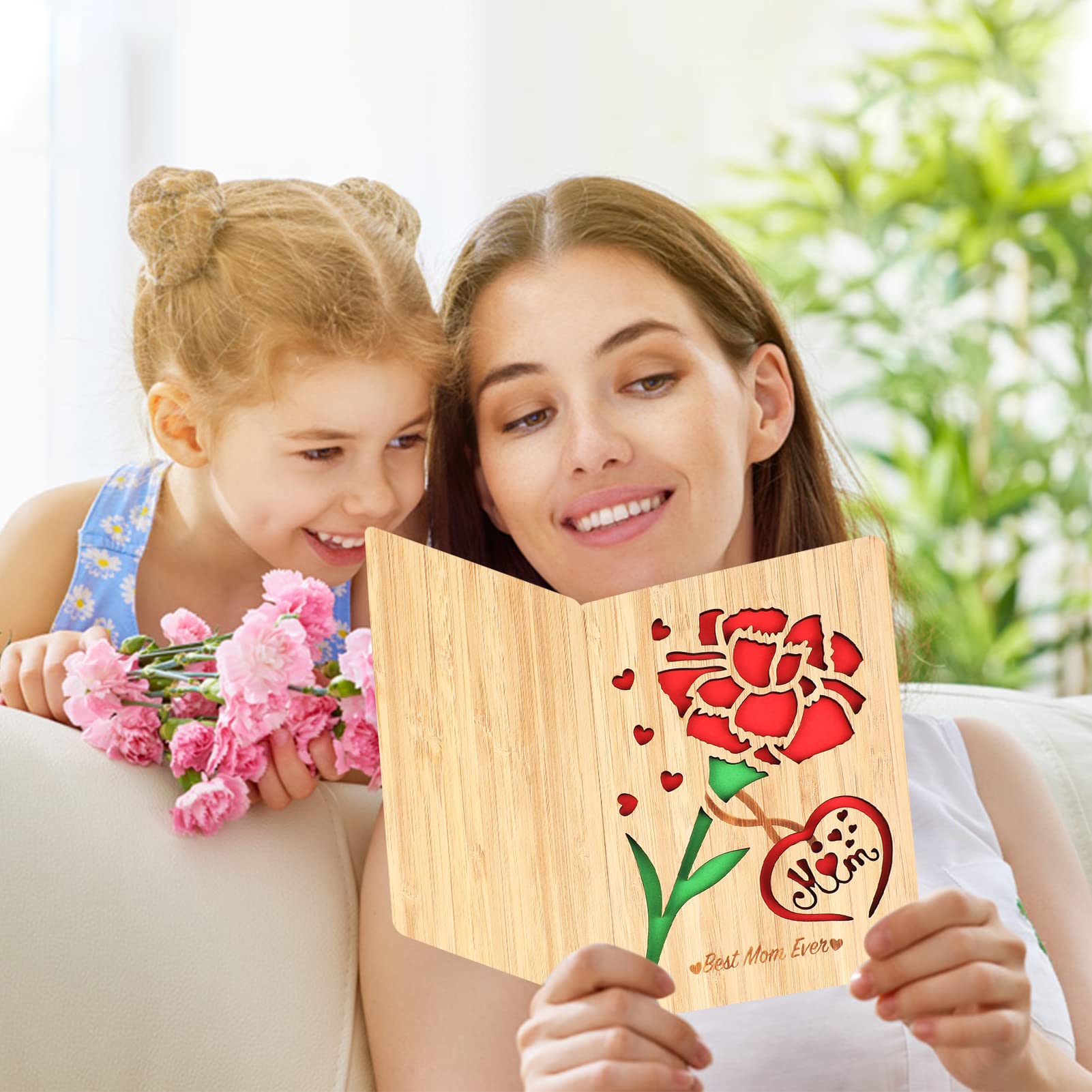 howaf-muttertagskarte-bambusholz-best-mum-ever-umschlag image 6