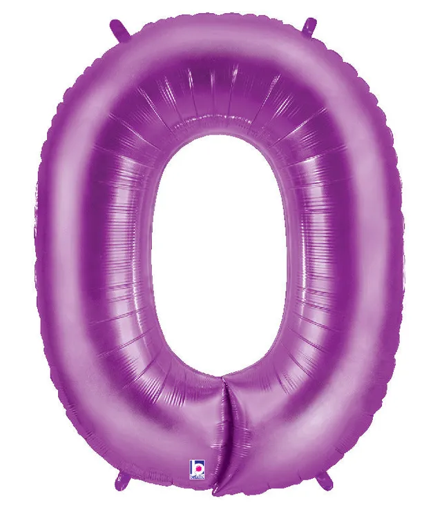 betallic-foil-balloons-zahl-0-folienballon-lila-86-cm-holografisch image 1