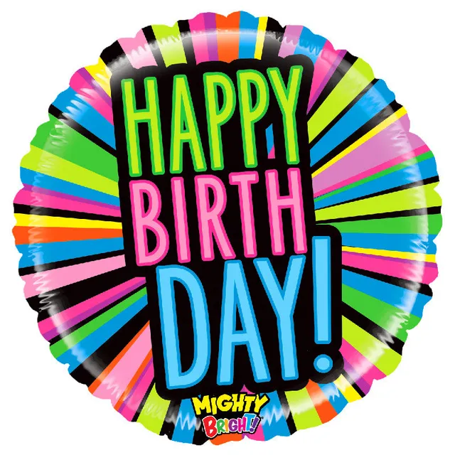 betallic-mighty-bright-birthday-blast-folienballon-21-zoll-flach image 1
