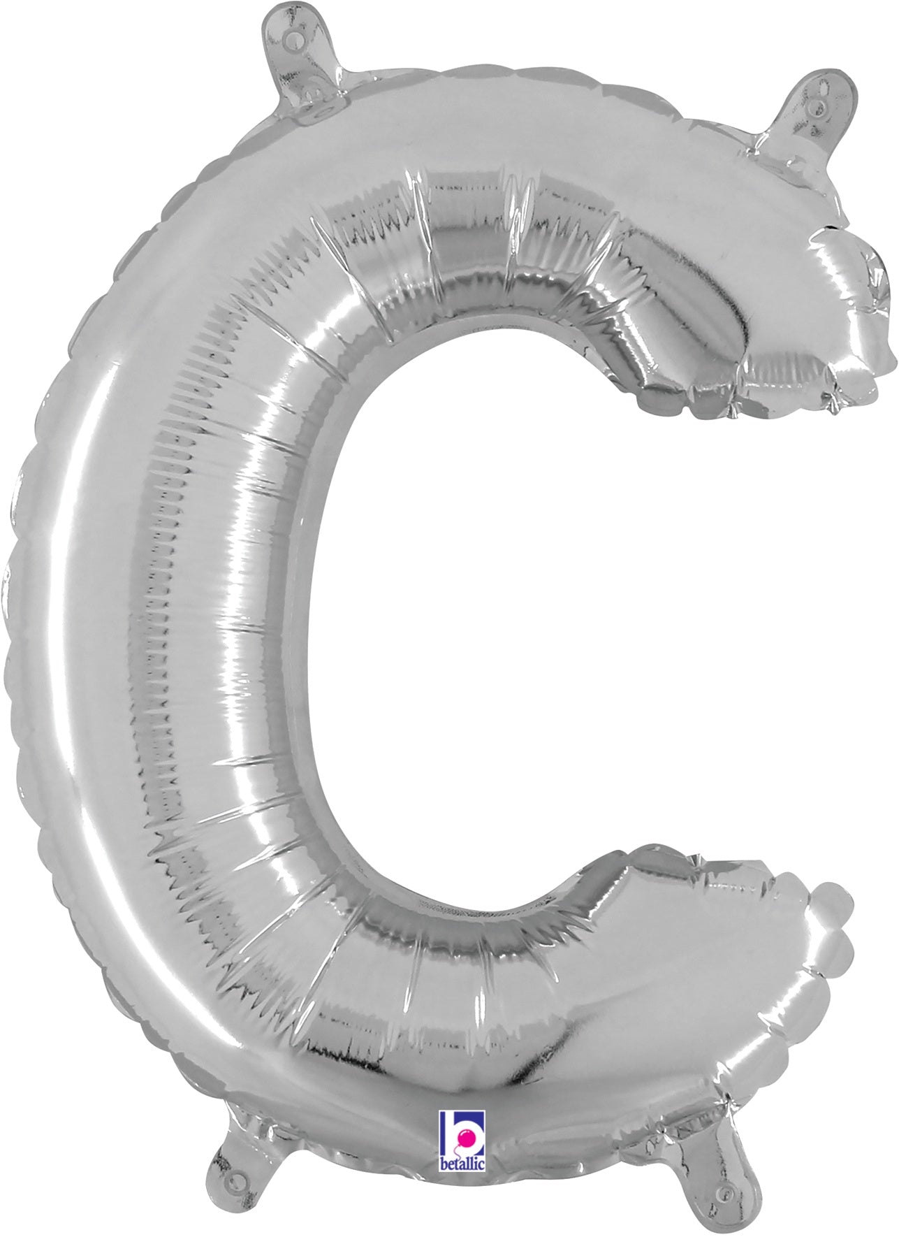 betallic-letter-c-silver-folienballon-34-silber image 2