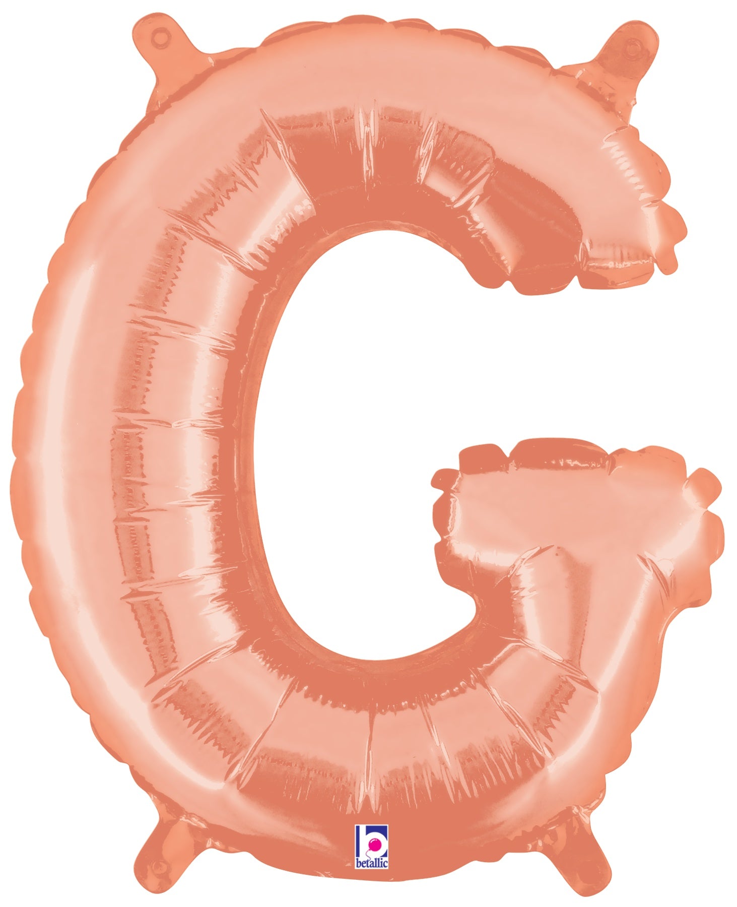 betallic-foil-balloons-buchstabe-g-folienballon-14-rose-gold image 2