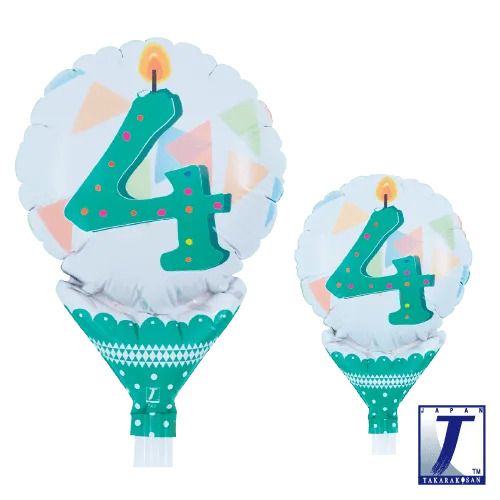 takara-upright-round-5-zoll-luftballon-party-wimpel-no-4 image 1