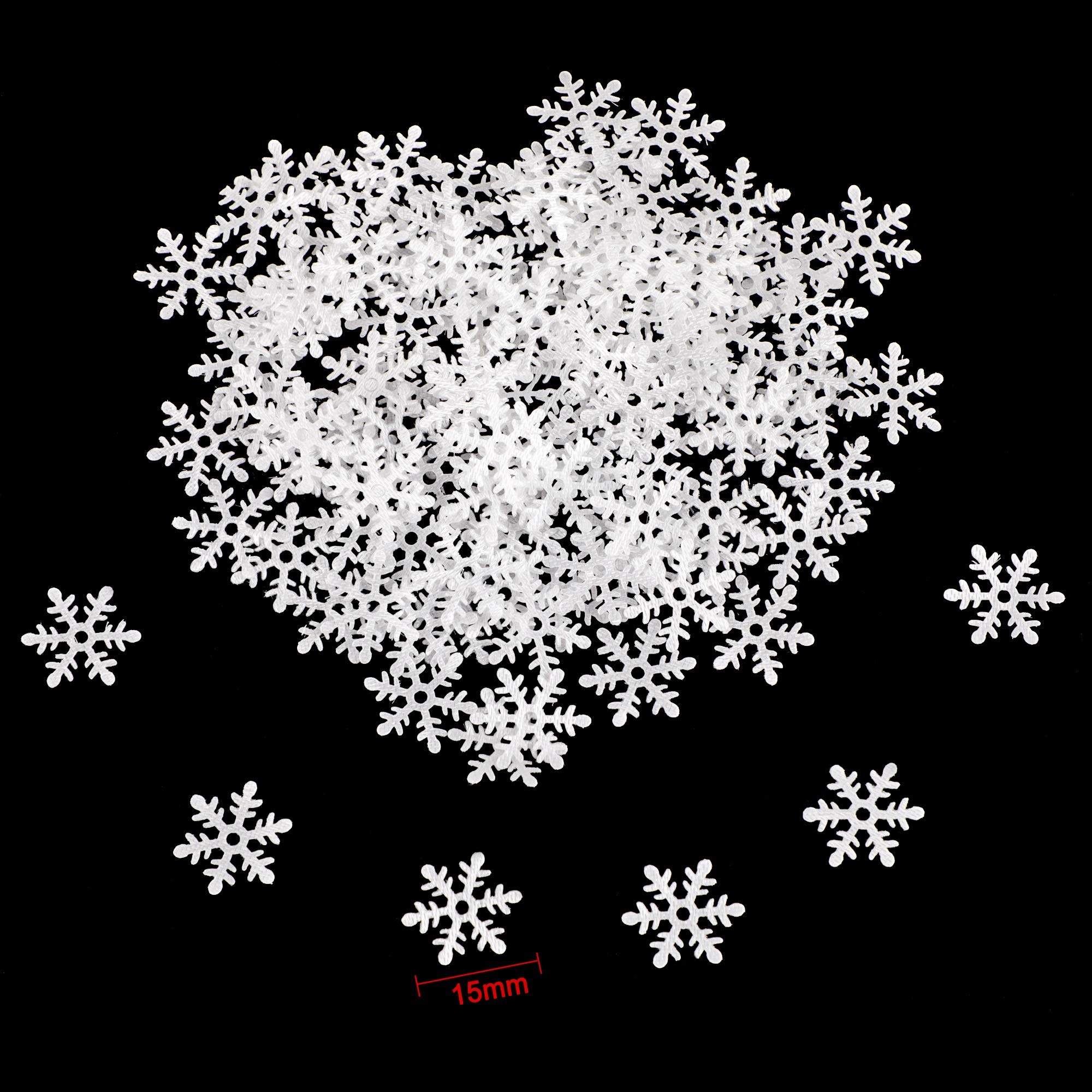howaf-schneeflocken-konfetti-wei-tischdeko-300-st-ck-set image 3