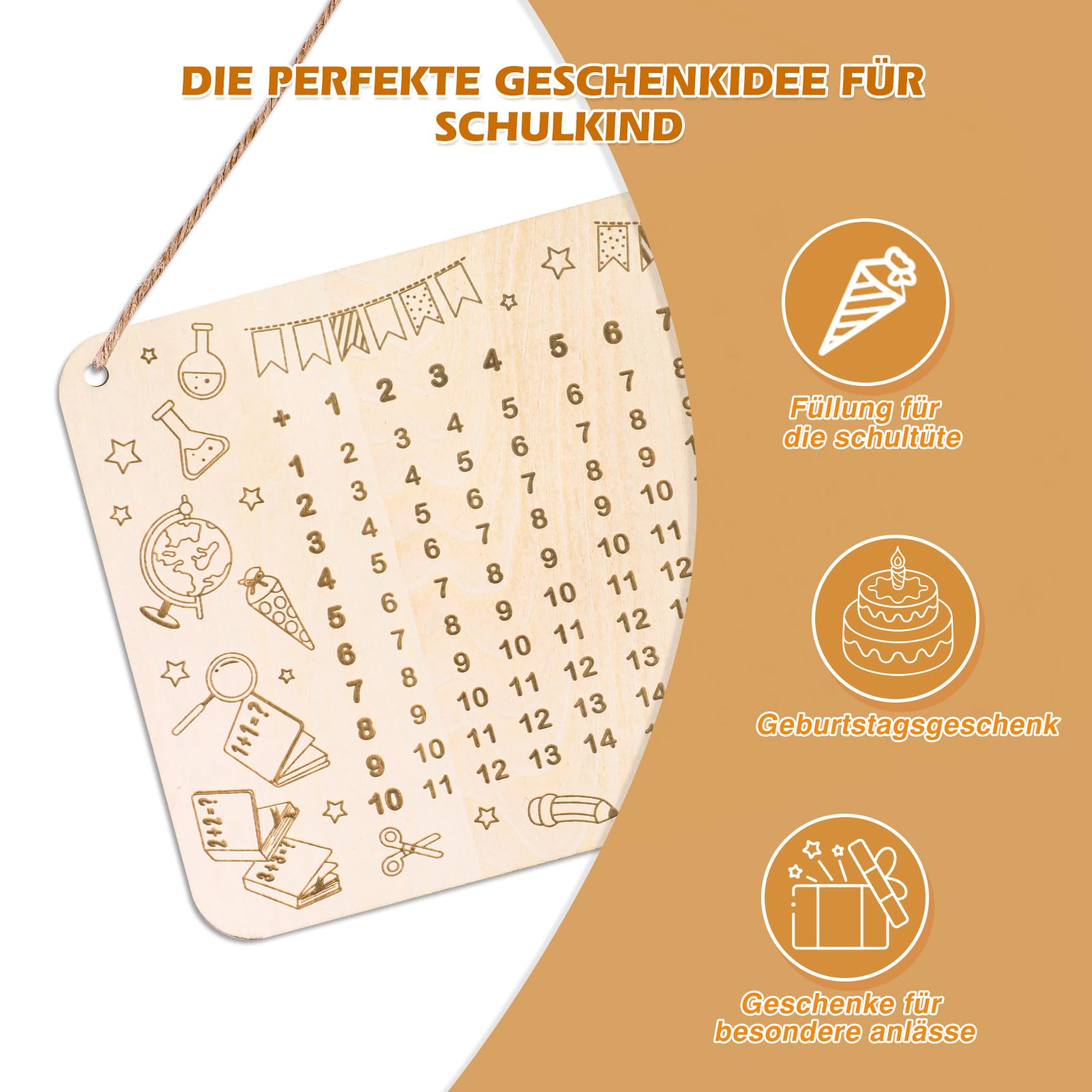 howaf-lernbrettchen-holz-2-stk-schult-te-f-llung-einmaleins image 4
