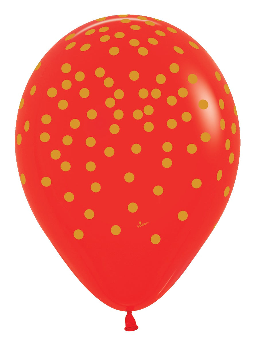betallic-latex-gold-confetti-luftballon-11-rot-50-st-ck image 1