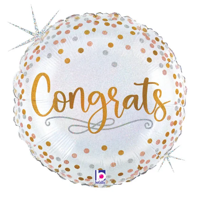 betallic-foil-balloons-congrats-confetti-folienballon-45-cm image 1