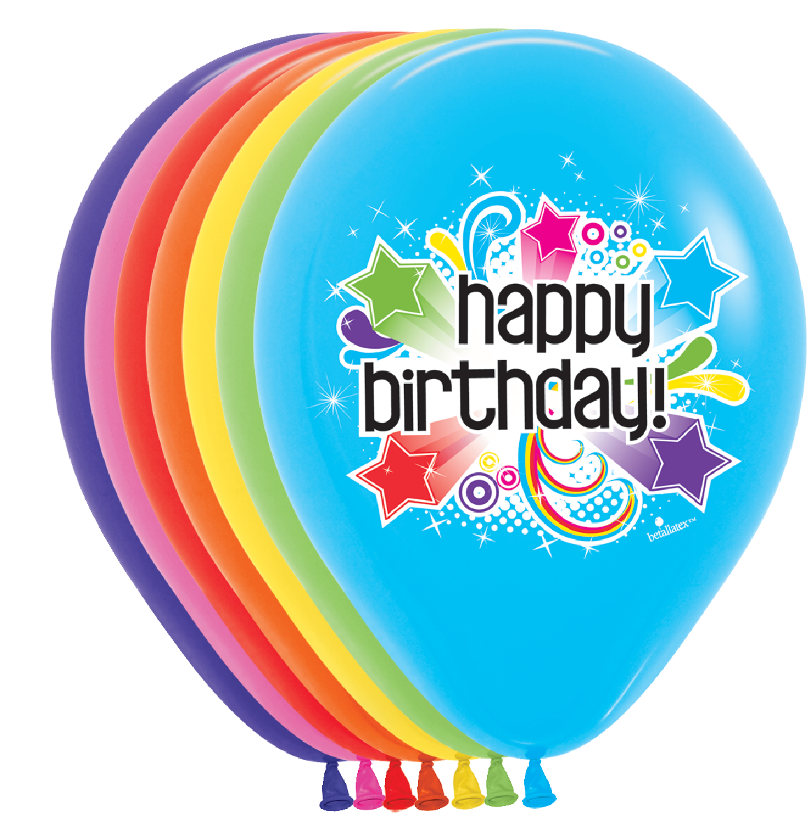 betallic-starburst-birthday-latexballon-11-zoll-50-st-ck image 1
