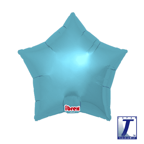 takara-ibrex-star-15-folienballon-metallic-hellblau-stern image 1