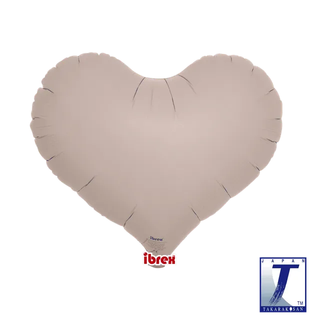 takara-ibrex-jelly-heart-14-folienballon-warm-gray-herz image 1