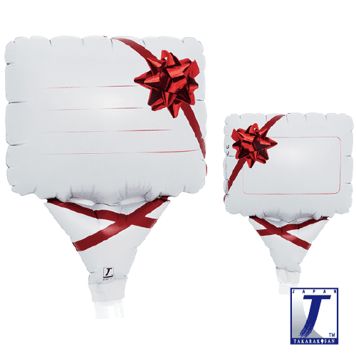 takara-upright-rectangle-message-card-luftballon-rot image 1