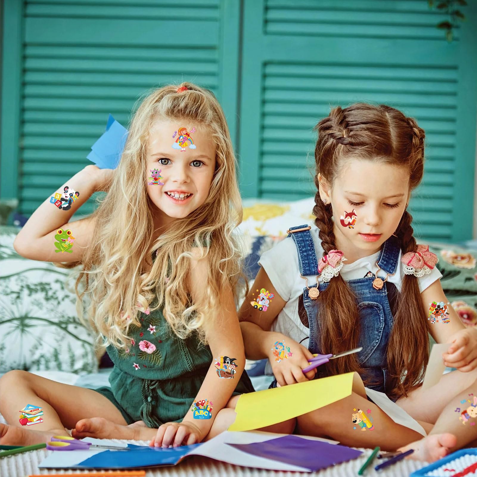howaf-einschulung-tattoos-kinder-96-st-ck-schulanfang-set image 6