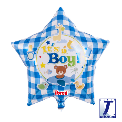 takara-ibrex-star-15-zoll-folienballon-boy-bear-blau image 1