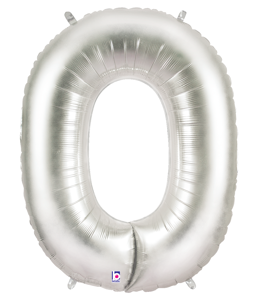 betallic-number-0-silver-folienballon-zahl-34-zoll-silber image 1