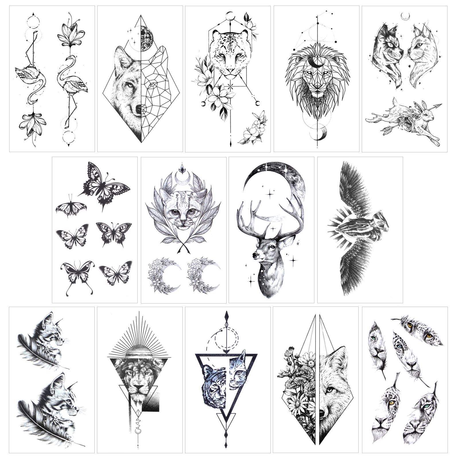 howaf-tempor-re-tattoos-schwarz-30-bl-tter-wasserdicht-klein image 4