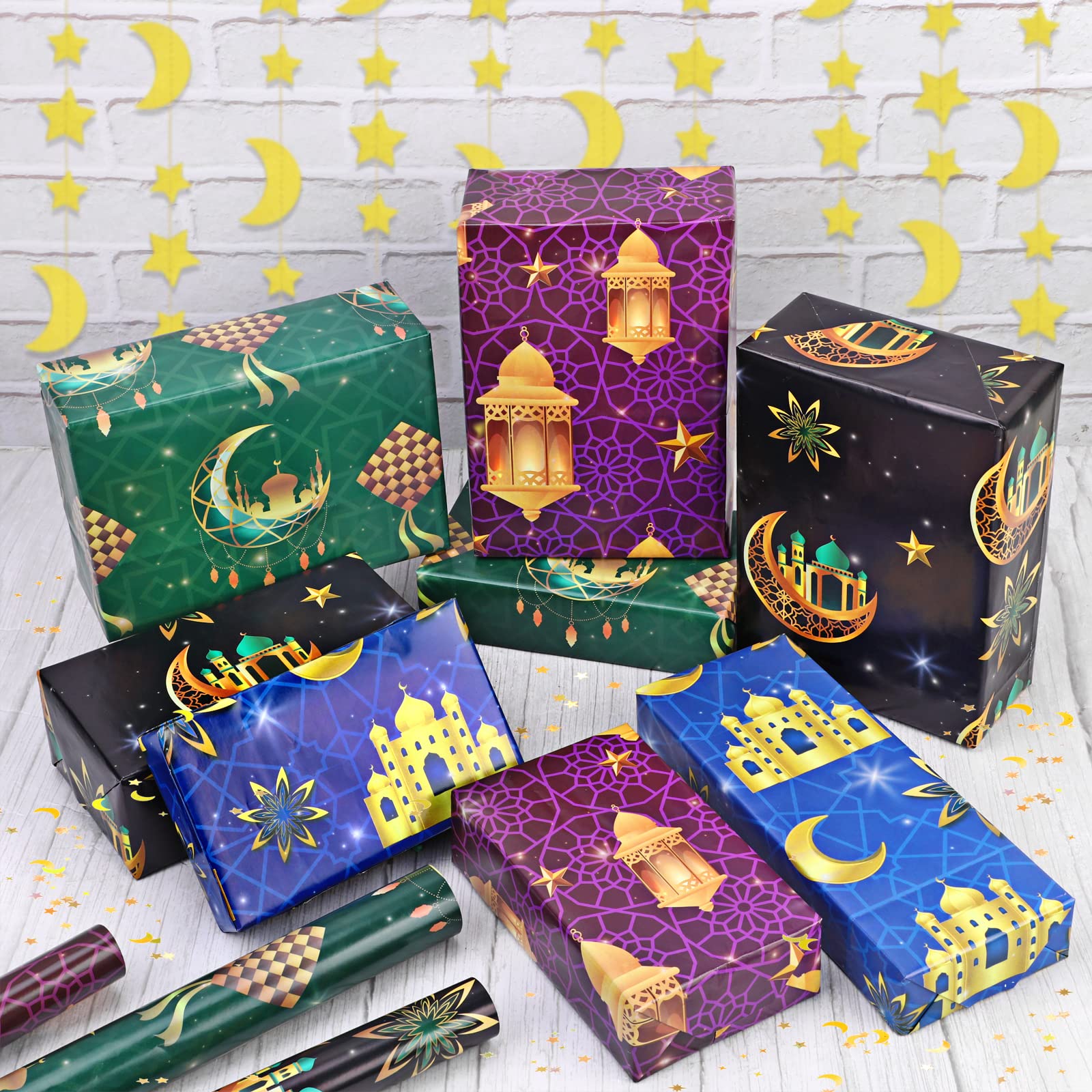 howaf-eid-mubarak-geschenkpapier-8-b-gen-50x70cm-mond image 4