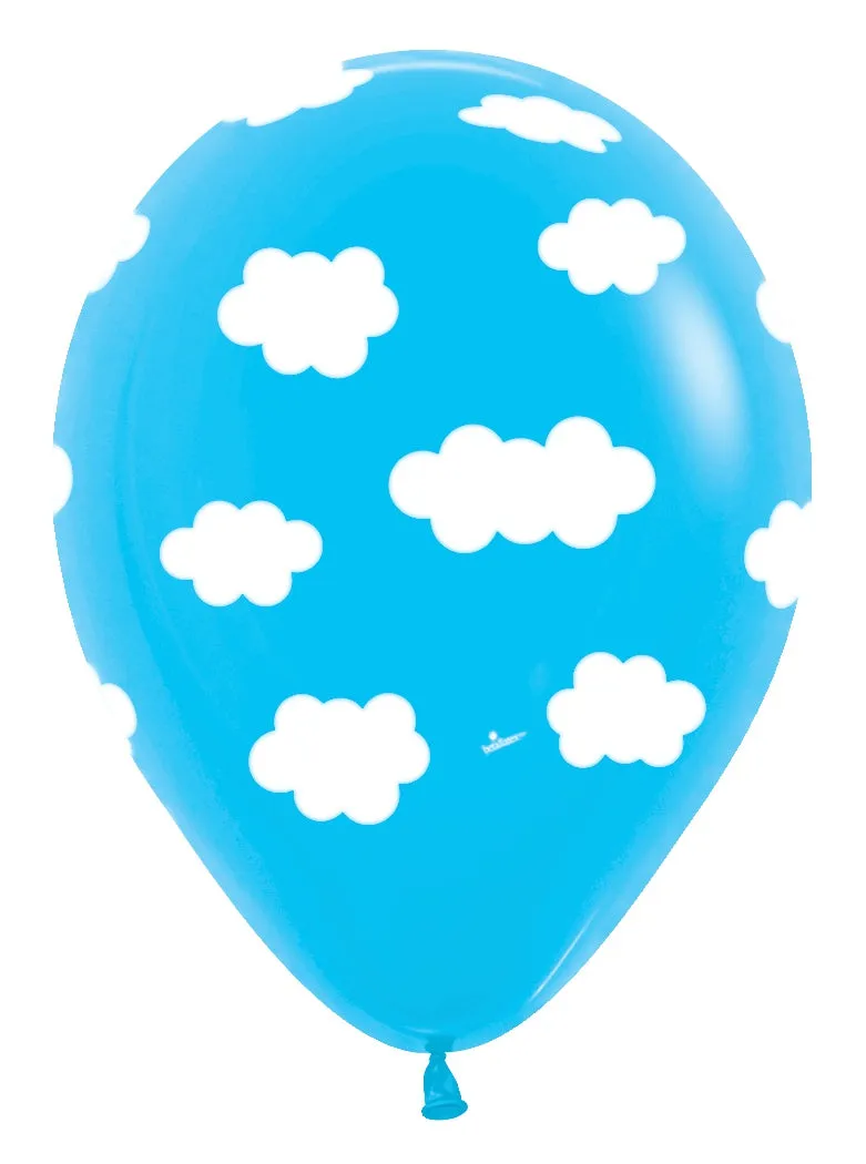 betallic-foil-balloons-clouds-luftballons-11-50er-fashion-blue image 1