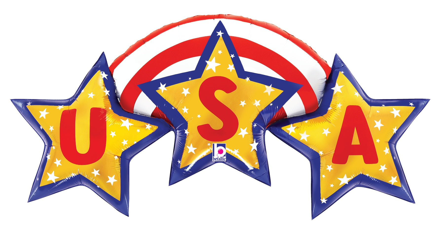betallic-foil-balloons-usa-stars-banner-folienballon-42-sterne image 1