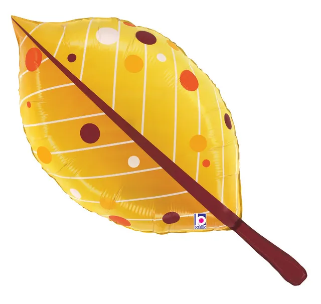 betallic-fall-yellow-leaf-folienballon-26-herbstblatt-gelb image 1