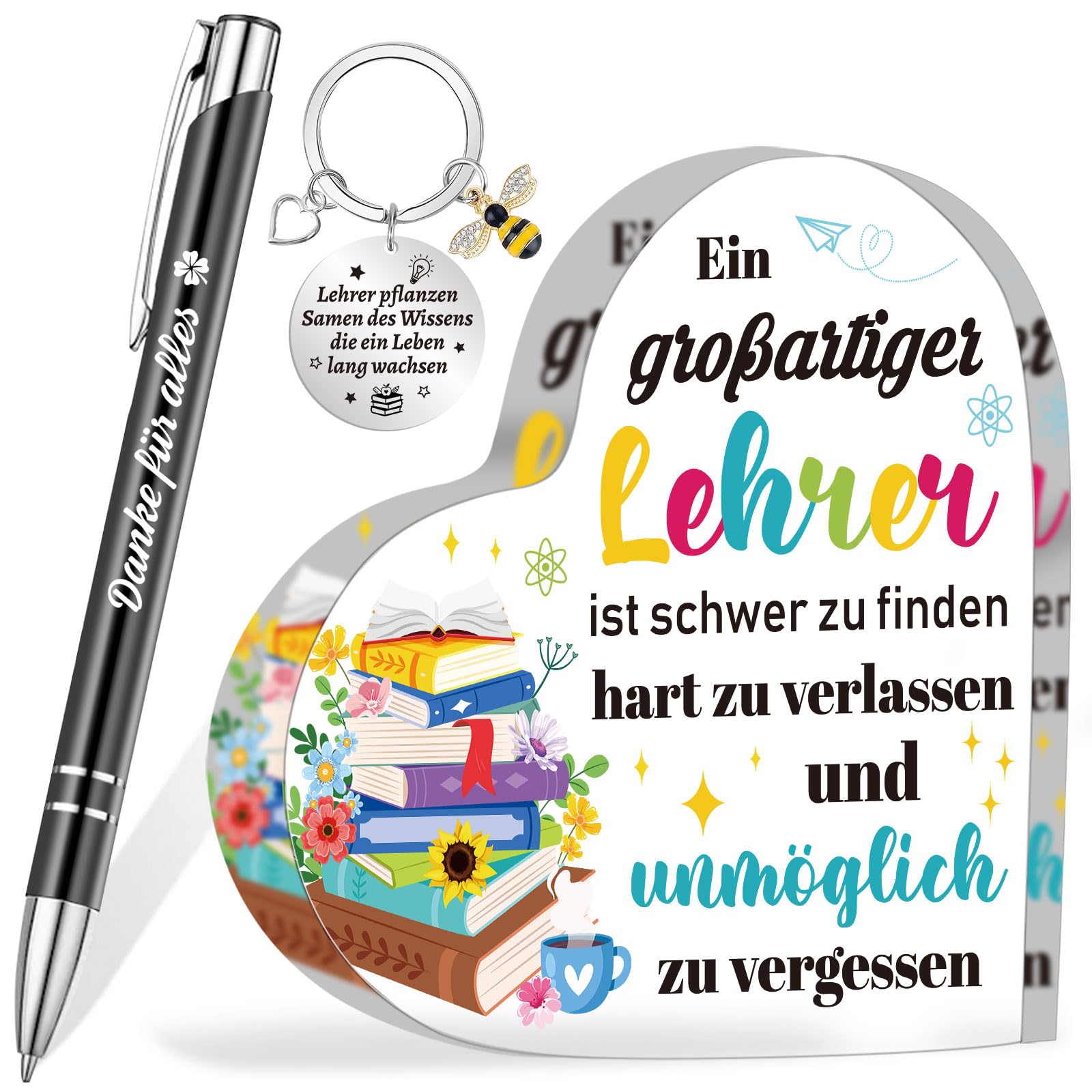 howaf-lehrerin-geschenk-abschied-set-herz-stift-anh-nger image 8