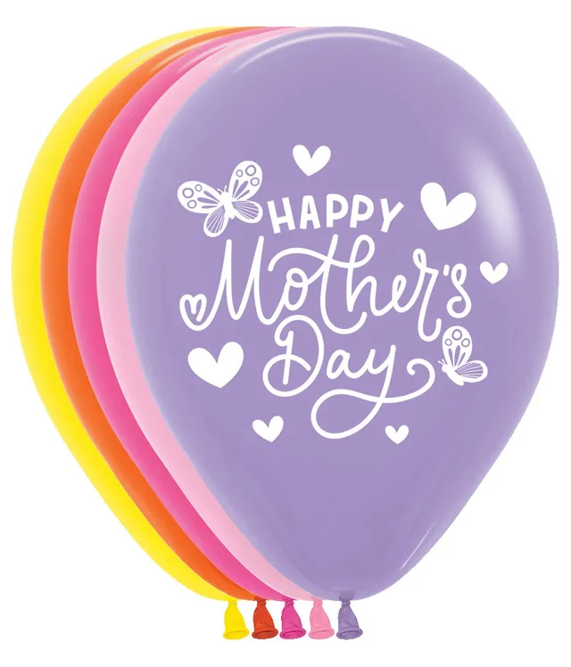 betallic-latex-balloons-mother-s-day-butterflies-luftballons-11-50-stk image 1