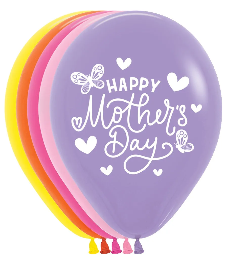 betallic-latex-balloons-mother-s-day-butterflies-luftballons-11-50-stk image 1