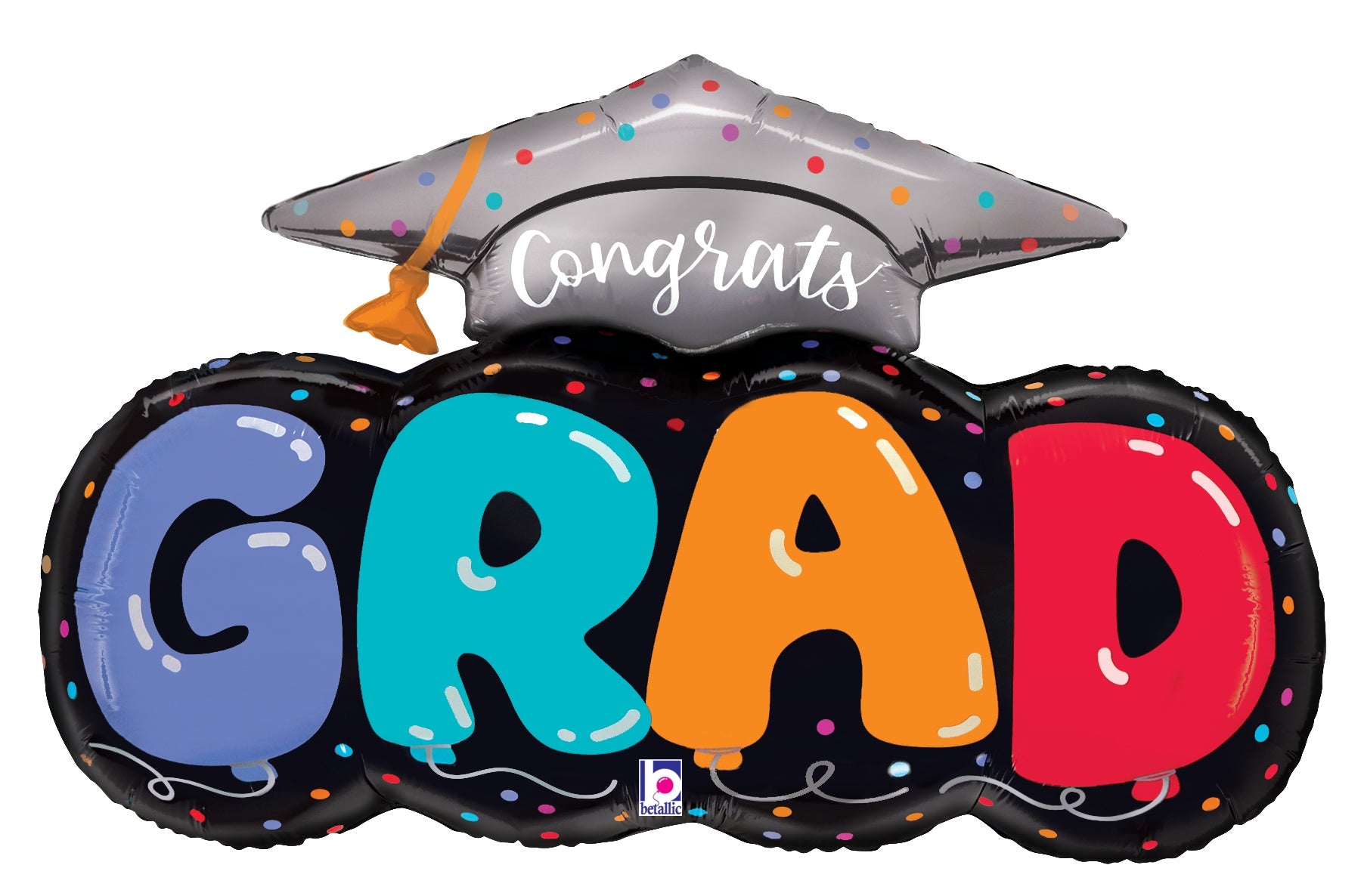 betallic-congrats-grad-balloon-letters-folienballon-32-zoll image 2