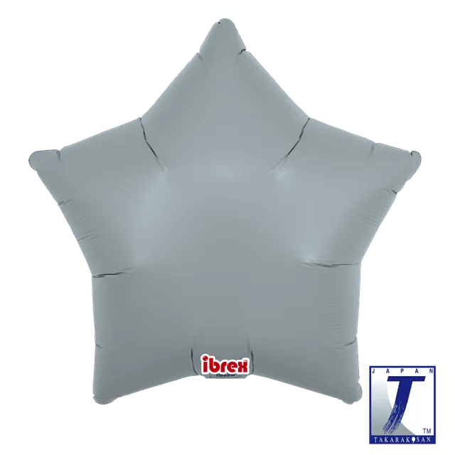 takara-ibrex-star-15-luftballon-blaugrau-stern image 1