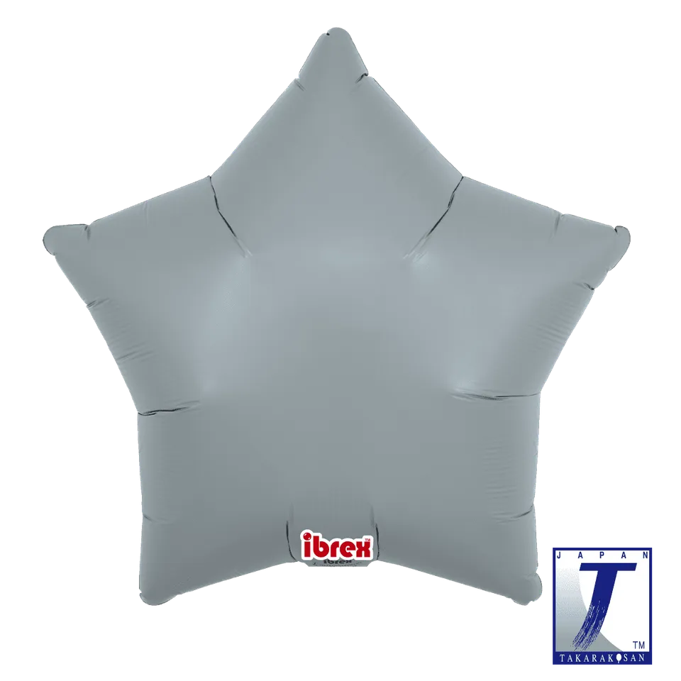 takara-ibrex-star-15-luftballon-blaugrau-stern image 1