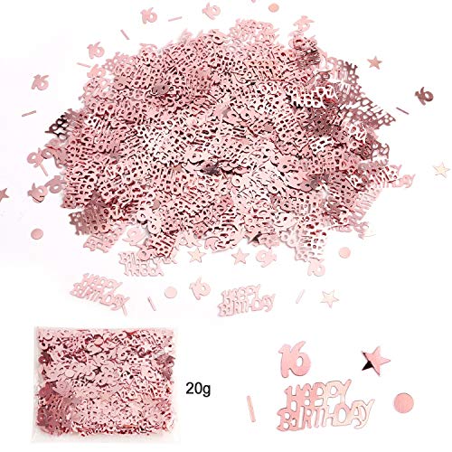 howaf-16-geburtstag-deko-ros-gold-h-ngedeko-konfetti-set image 8