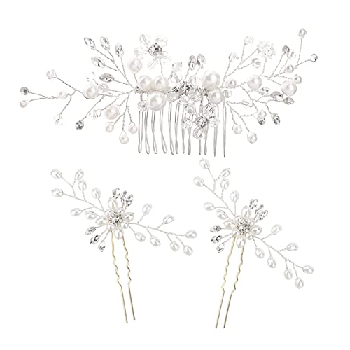 howaf-braut-haarschmuck-3er-set-blume-kristall-perlen image 8