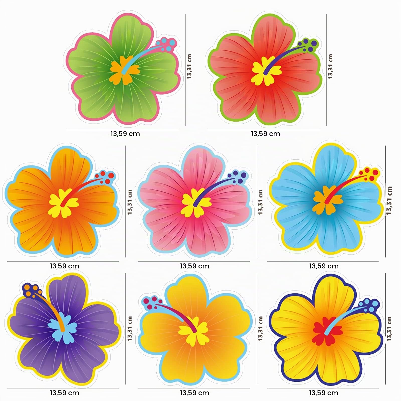 howaf-hawaii-h-ngedeko-30-tlg-hibiskus-spiral-girlande-bunt image 2