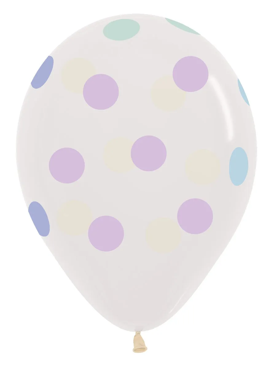 betallic-polka-dots-pastel-latexballon-11-50er-transparent-gepunktet image 1