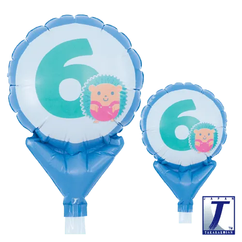 takara-upright-round-5-animal-friends-no-6-ballon-5-zoll-tiermotiv image 1