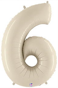 betallic-foil-balloons-number-6-white-sand-folienballon-34-zoll image 1