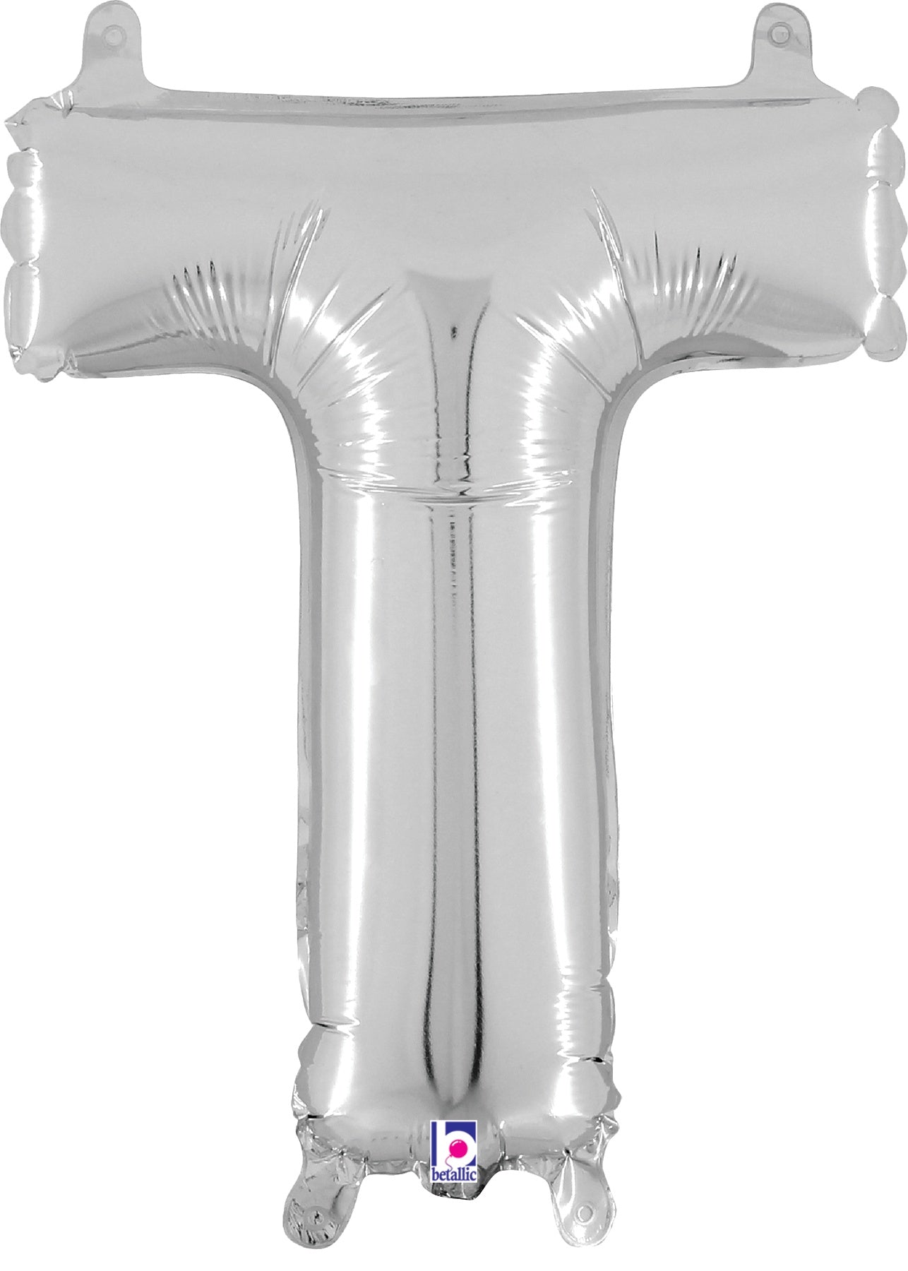 betallic-letter-t-silver-folienballon-34-zoll-buchstabe image 2