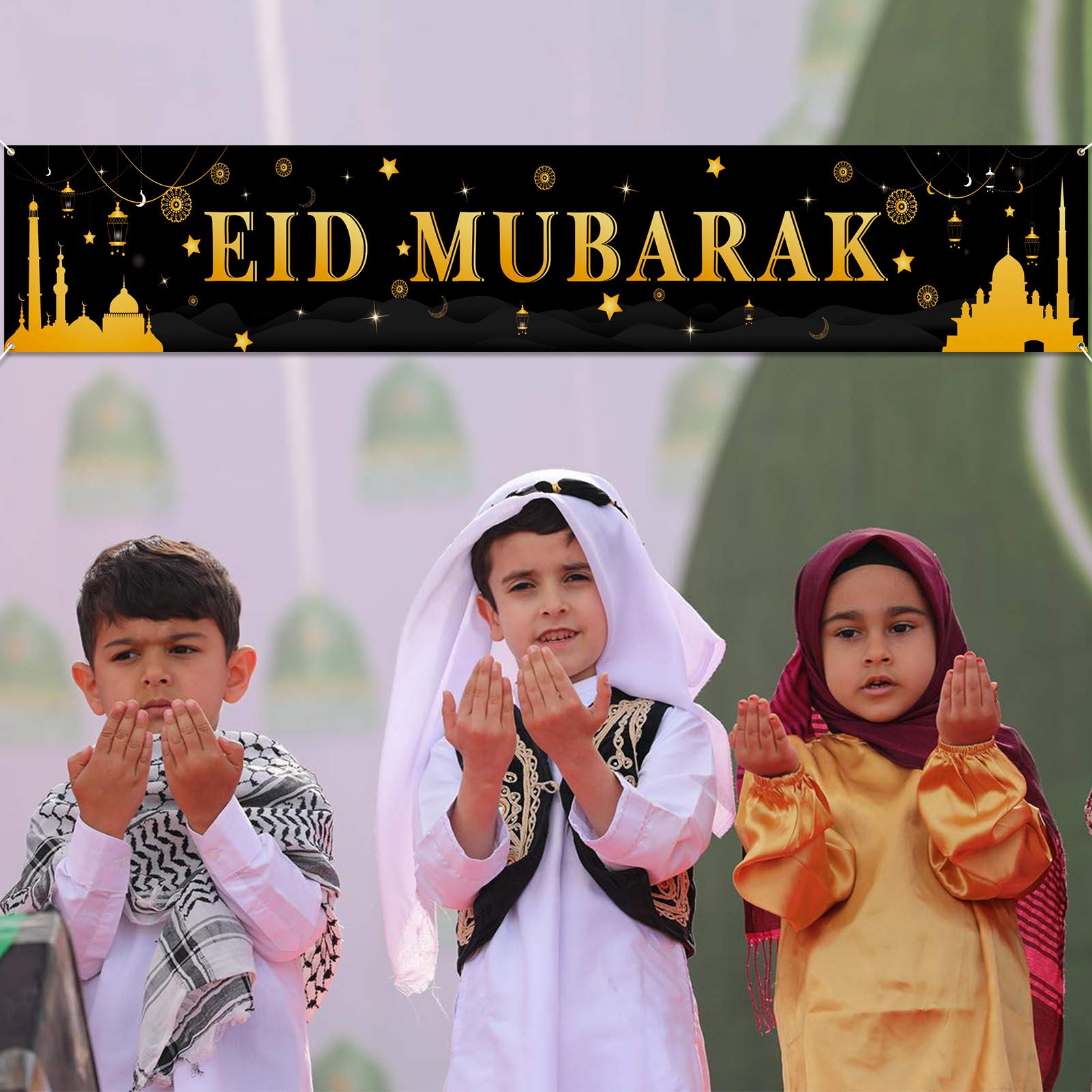 howaf-eid-mubarak-banner-stoff-180x30-cm-mond-stern image 4