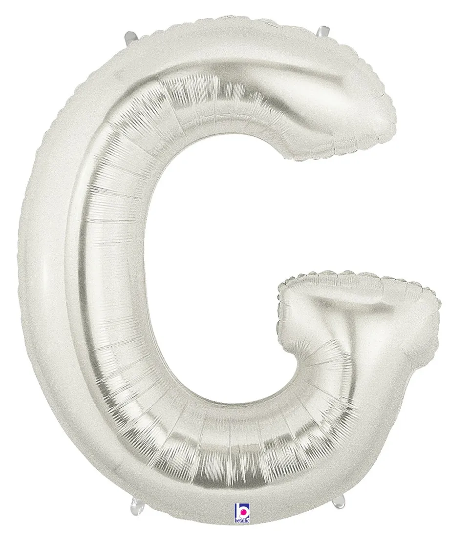 betallic-buchstaben-g-silber-folienballon-14-megaloon-jr image 1