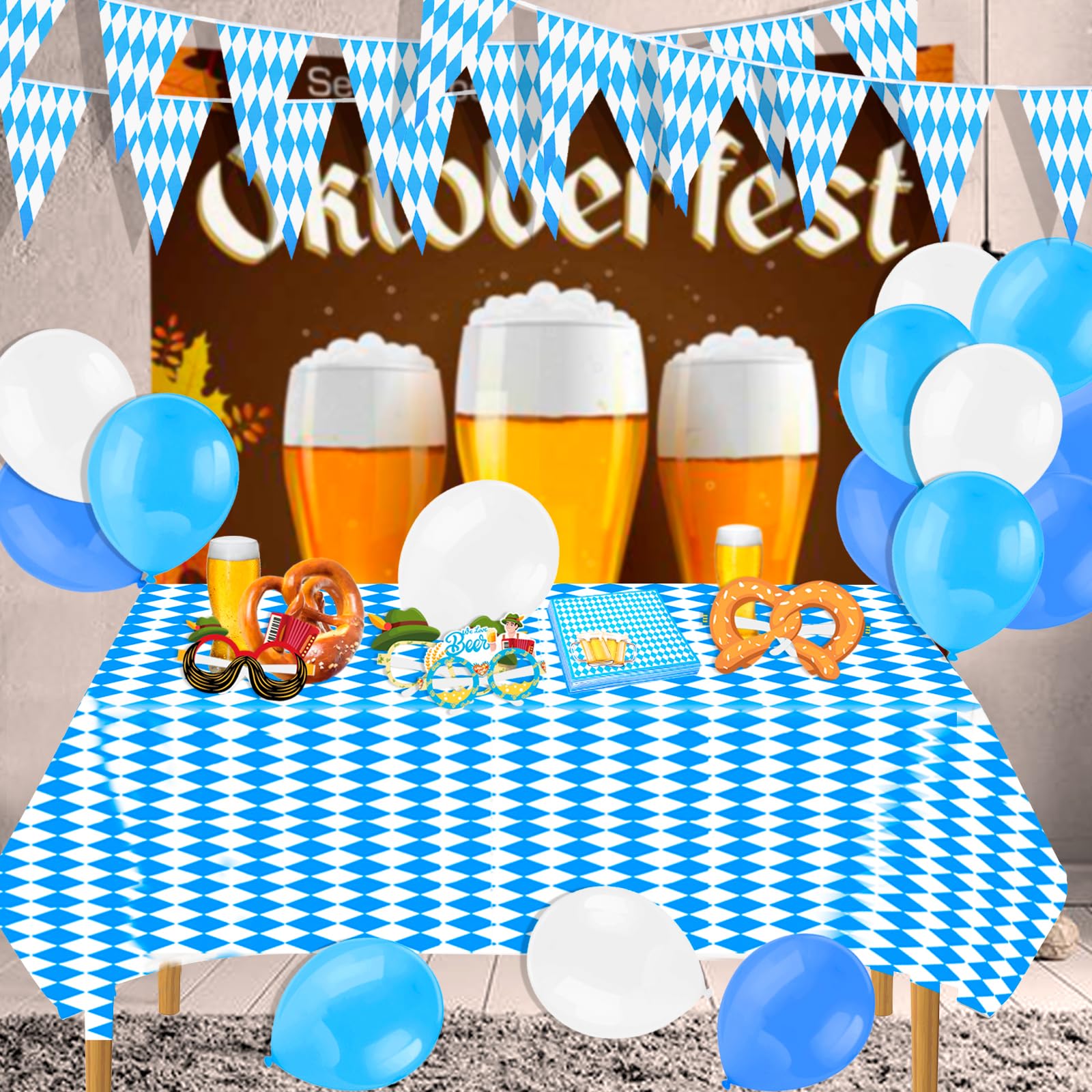 howaf-oktoberfest-deko-set-59tlg-blau-wei-mit-ballons image 7