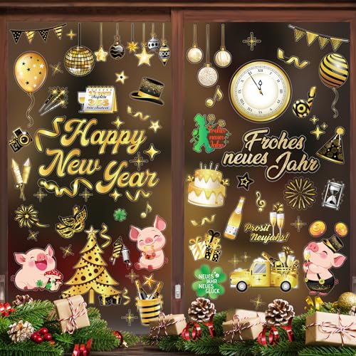 howaf-fensterbilder-silvester-deko-2026-happy-new-year-9-blatt image 8
