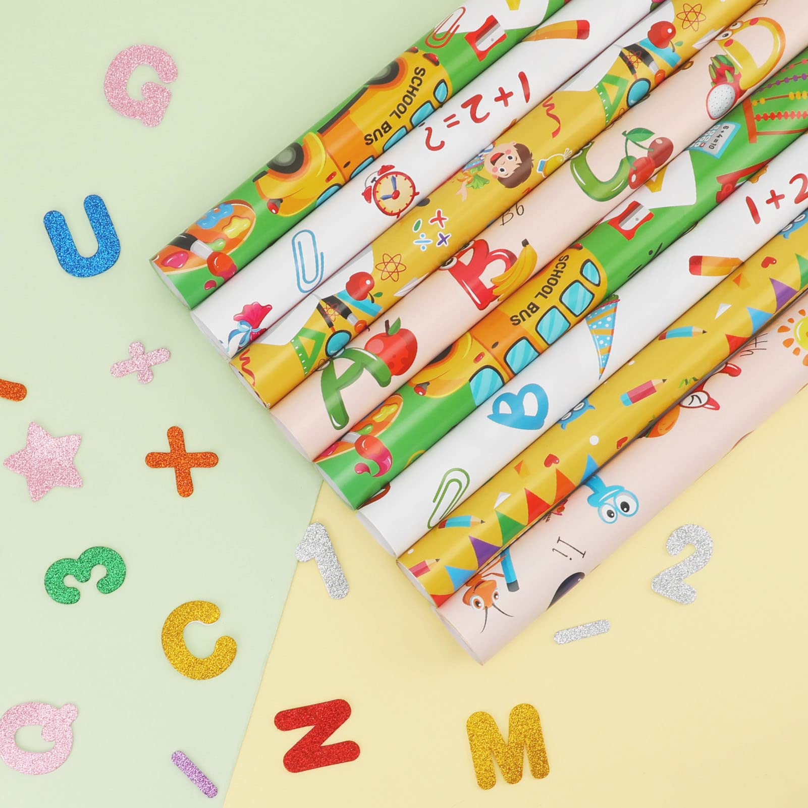 howaf-geschenkpapier-einschulung-mehrfarbig-8-b-gen-set image 3