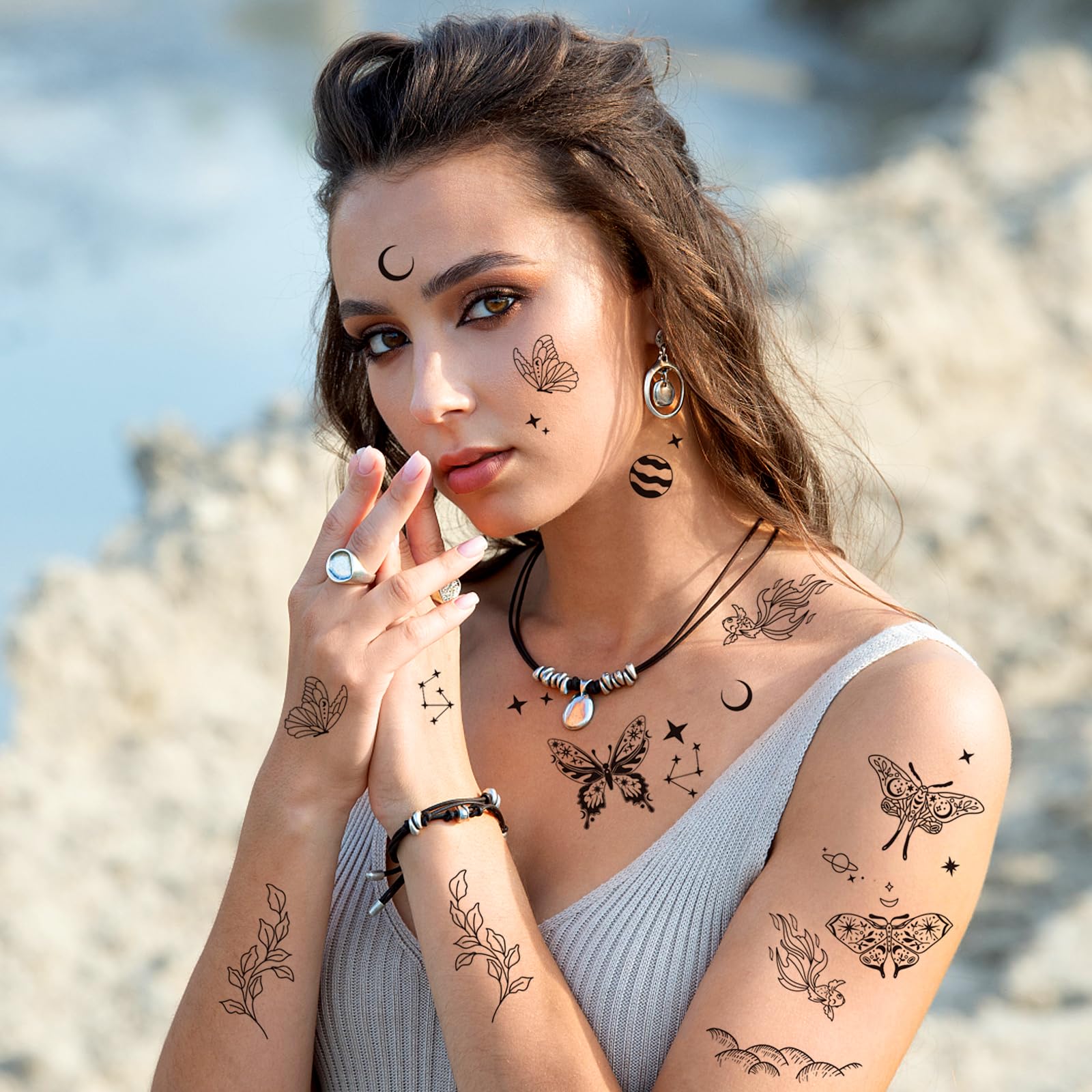 howaf-henna-tattoos-schwarz-mandala-11-blatt-wasserfest image 6