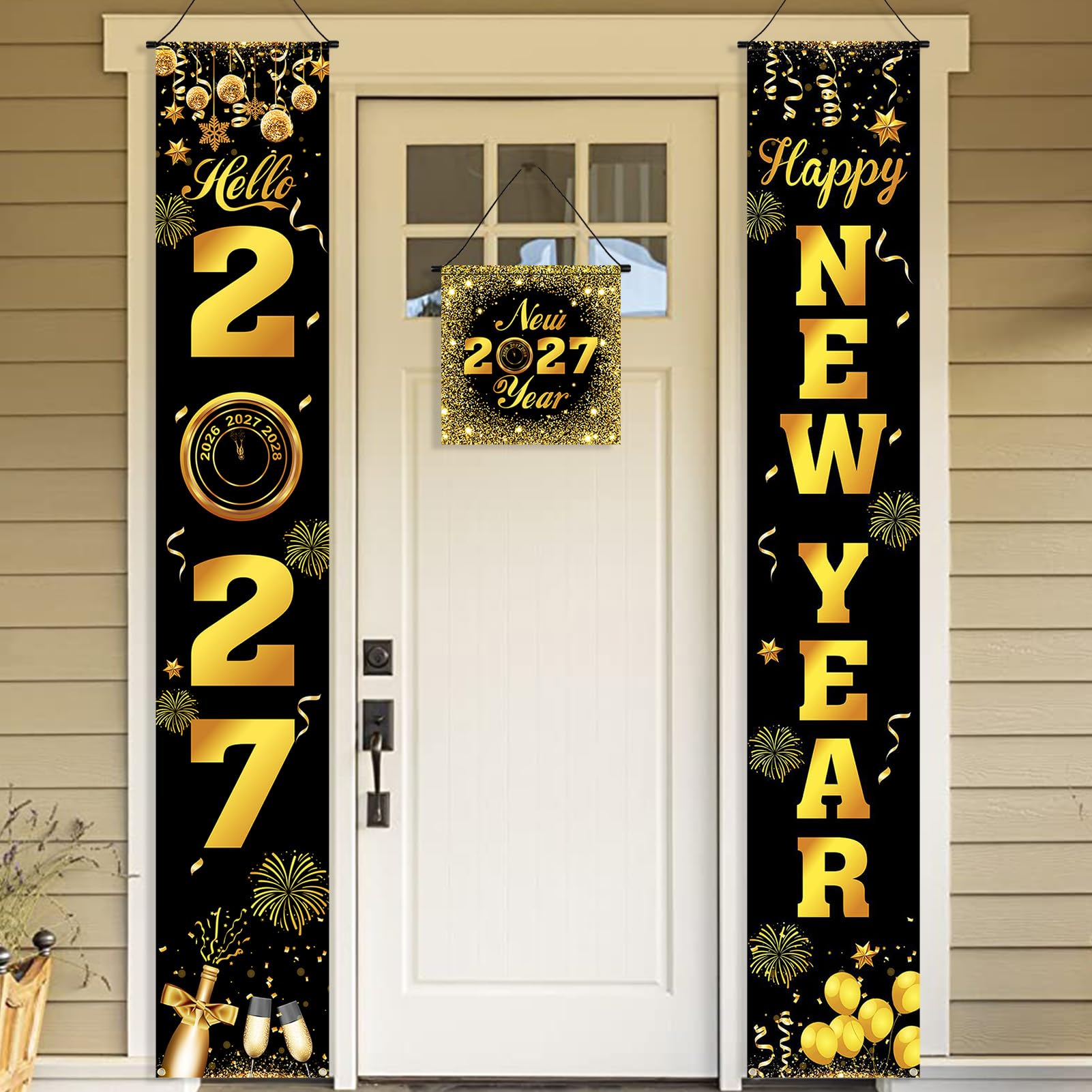 howaf-silvester-t-rbanner-set-2027-schwarz-gold-3-teilig image 8